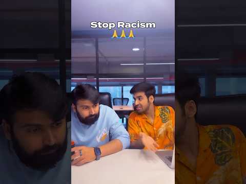 STOP RACISM 🙏🙏🙏 #shorts #funny #comedy #kunalchhabhria thumbnail