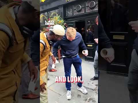 He saw the funny side after realising he’ll pay for their drinks 🤣⁠⁠ thumbnail