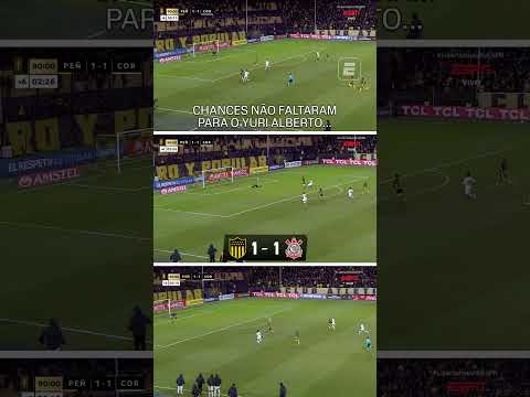 AÍ NÃO, YURI ALBERTO! TRÊS CHANCES MUITO CLARAS PERDIDAS PARA O CORINTHIANS! ??? thumbnail