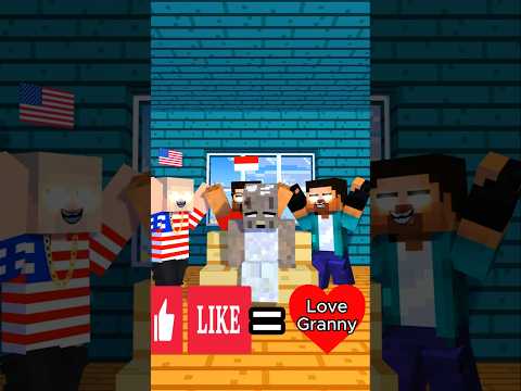 Be good to our granny #herobrine #minecraft #shorts #animation thumbnail