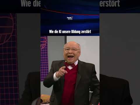 Wie die KI unsere Bildung zerstört | heute-show #shorts thumbnail