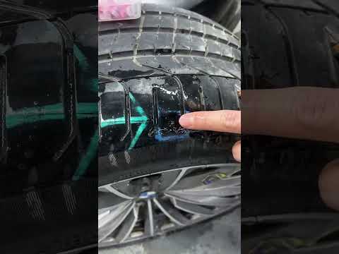 Flat tire ❌Fixed in seconds ✅That’s it. That’s the hack.#QuickFix #tirerepair  #DIYCarCare #fyp thumbnail