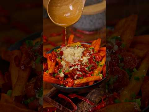 Spiciest Fries in the World: Final Boss! 👹 #Shorts #SpicyFood #Challenge thumbnail