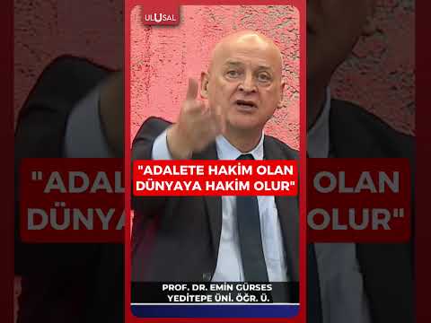 Prof. Dr. Emin Gürses: "Adalete hakim olan dünyaya hakim olur" #shorts #keşfet #savaş #türkiye thumbnail