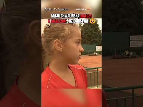 Maja Chwalińska spełnia marzenia z dzieciństwa 🥹 #tenis thumbnail