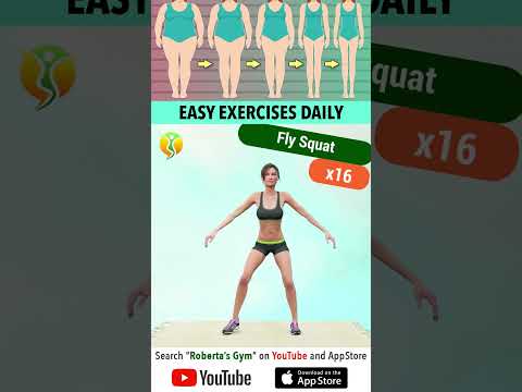 #lowimpact #dailyexercises to Reach 30% #bodyfat (for women) @RobertasGym #weightloss #homeworkout thumbnail