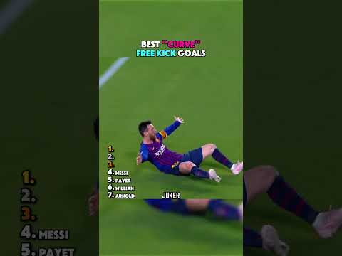 BEST "CURVE" FREE KICK GOALS thumbnail