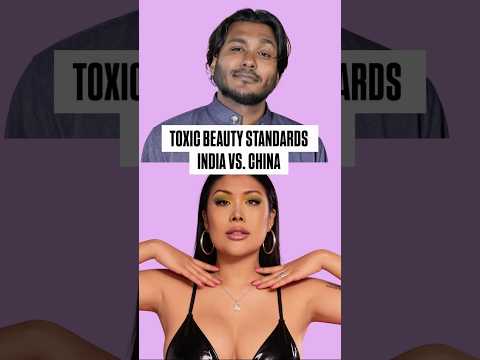 India vs. China which beauty standard is more toxic?🔥 #beautystandard #standupcomedy #india #china thumbnail