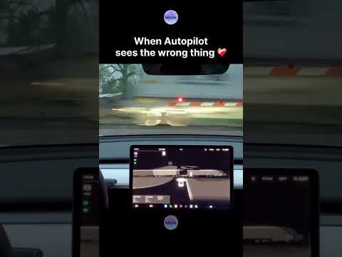 When Autopilot sees the wrong thing ❤️‍🩹🥹 thumbnail