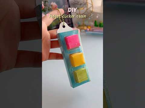 Fidget clicker chain ?✨#shorts #art #diy #craft #youtubeshorts thumbnail