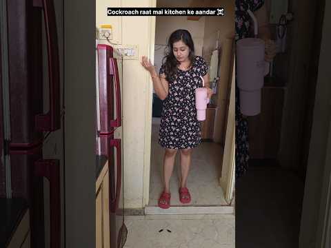 "Raat mai cockroach dekh liya." 🤯😲😬 #relatable #trending #shorts thumbnail
