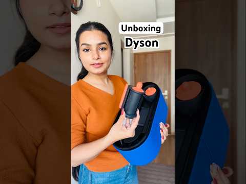 Unboxing Dyson ? #crafteraditi #unboxing #dyson #shorts #dysonairwrap #hairstyle @CrafterAditi thumbnail