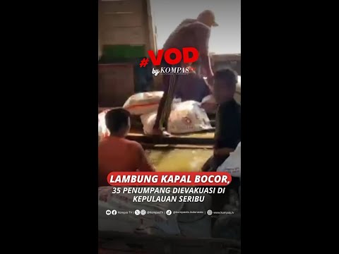 LAMBUNG KAPAL BOCOR, 35 PENUMPANG DIEVAKUASI DI KEPULAUAN SERIBU  #short thumbnail