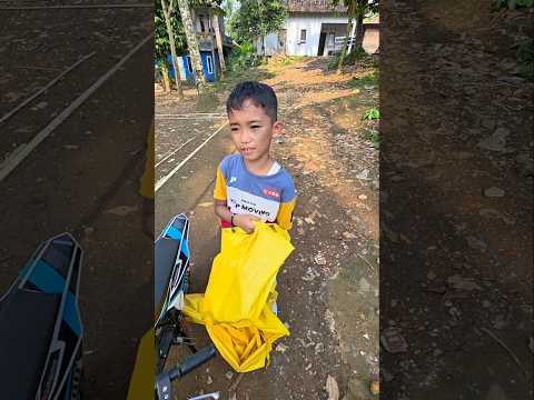 motor mini trail nya di tutupin#trendingshorts thumbnail