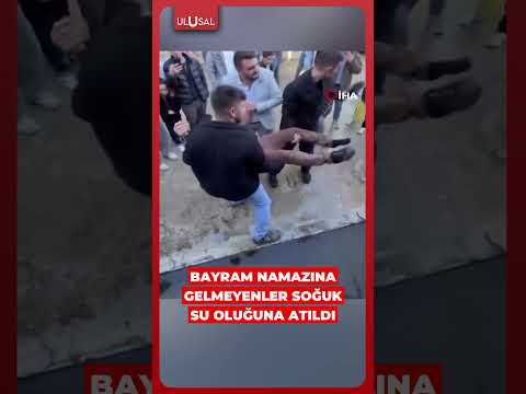 Bolu'da köylüler bayram namazına gelmeyenleri soğuk suya atıldı #shorts #bolu #bayram thumbnail