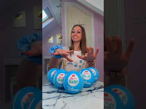 [ASMR] UNBOXING A *NEW* MYSTERY DISNEY MINI BABY CAPSULE!!🥹🎀☁️🩵 (OMG MUST SEE!!😭) #shorts thumbnail