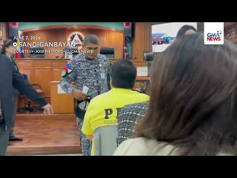 Sen. Jinggoy Estrada arrives at the Sandiganbayan (June 2, 2026 | GMA News thumbnail
