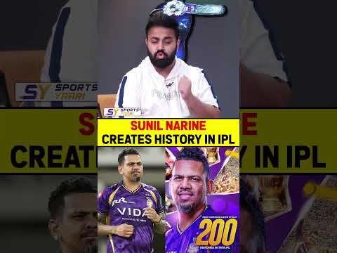 SUNIL NARINE CREATES HISTORY IN IPL #sunilnarine #ipl2026 #kkrvsgt #kkr thumbnail