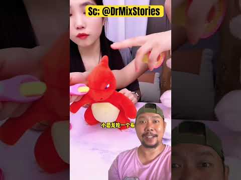 Suapin sarapan si boneka #comedy #funny ✨#shorts thumbnail