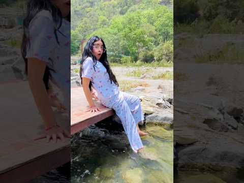 Trip to Rishikesh ⛰️ Fish ne kaat lia 😭 Full video on @Dushyant_kukreja  #shorts thumbnail