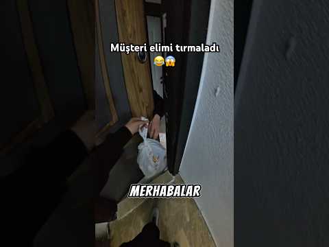 Müşteri elimi tırmaladı 😱😂 #shorts #viral #keşfet #motovlog #reels #tiktok #fyp #kurye #trendyolgo thumbnail