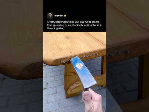 Preventing Split Wood with Wiggle Nails 🔨 thumbnail