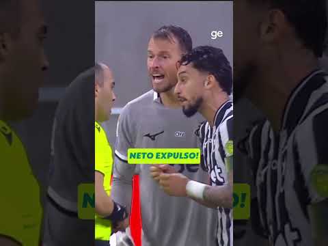 EXPULSO GOLEIRO NETO! | BAHIA X BOTAFOGO | #shorts | ge.globo thumbnail