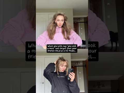 #pov When you both say that you “look a mess” but forget that your friend could be a VS angel… thumbnail