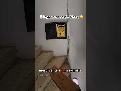 Dünyanın en sessiz binasına girdim #keşfet #kurye #motovlog #shorts #fyp thumbnail