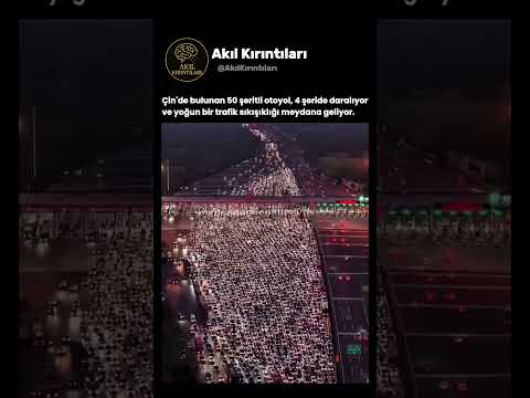 50 Şerit Bir Anda 4 Şeride Düşüyor! 😳 thumbnail