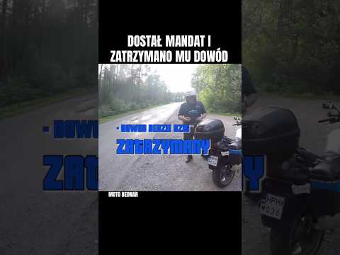 Moto mandat i zatrzymanie dowodu #shorts #foryou #motorcycle #police #trending #viral #duet #trend thumbnail