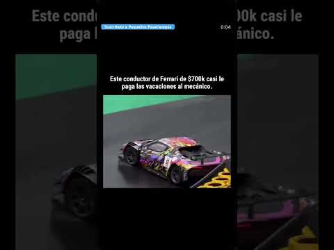 Este conductor de Ferrari por poco destroza su vehículo de 700k #shorts #autos #carreras #ferrari thumbnail