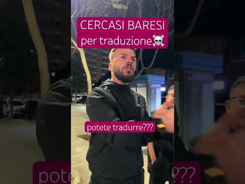 VI PREGO BARESI AIUTATEMI #bari #dialettobarese thumbnail