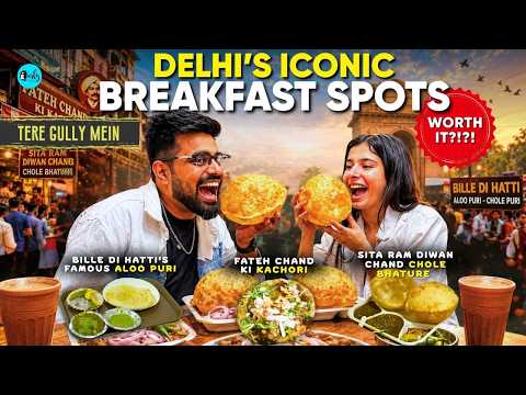 Chole Bhature, Aloo Puri And Kachori In Purani Delhi with Dushyant Kukreja | Tere Gully Mein thumbnail