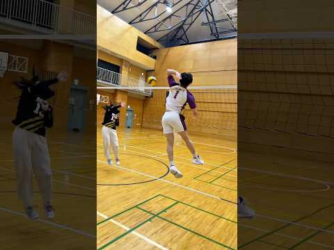 I tried a crazy quick attack😳#volleyball thumbnail