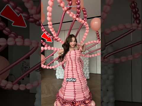 Gaun balon ala ratu peri 🎈✨ Siap kondangan!#shorts thumbnail