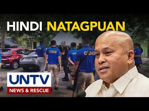 CIDG at NBI, hindi natagpuan si Sen. dela Rosa sa 4 na bahay na pinaniniwalaang kinaroroonan nito thumbnail