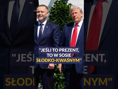 Trump wyśle żołnierzy do Polski. "Jeśli to prezent, to w sosie słodko-kwaśnym" #polityka #shorts thumbnail