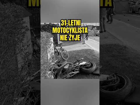 ?️ 31-letni motocyklista uderzył w tył samochodu osobowego, nie przeżył ⚠️ thumbnail