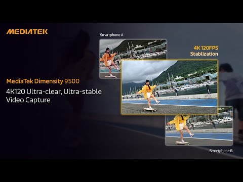 MediaTek Dimensity 9500 - 4K120 Ultra-clear, Ultra-stable Video Capture thumbnail