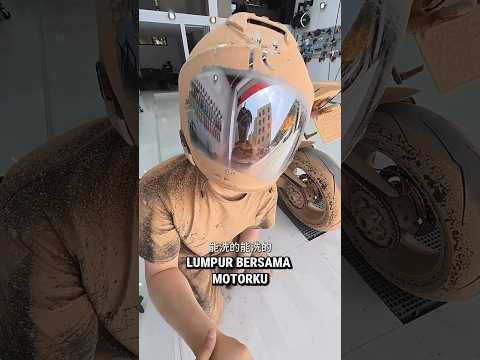 Motor Penuh Lumpur Berubah Jadi Kinclong Lagi! 🤯😭✨#shorts thumbnail