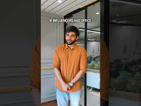 If Influencers Had Office #comedy #shorts #influencer thumbnail