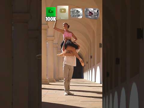 SUBSCRIBE FOR 7 YEARS OF GOOD LUCK! 🍀😅 - #dance #funny #couple #shorts thumbnail