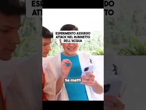 Esperimento assurdo, Attack nel rubinetto dell'acqua 🚱 thumbnail