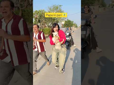 Papa ki pari 🧚 fir se aa gai 😱 || Jaanvi Patel #shorts thumbnail