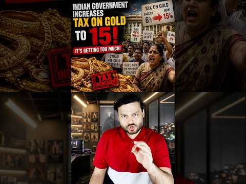 Modi Made Gold Buying IMPOSSIBLE! Now INCREASED TAX Gold Duty to 15% - Indians Shocked #shorts thumbnail