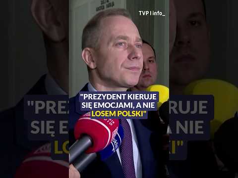 Tomczyk: prezydent kieruje się emocjami, a nie losem Polski #polityka #polska #shorts thumbnail