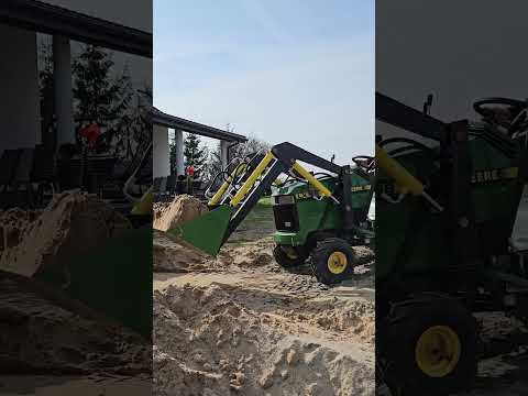 Homemade Front Loader for Lawn Tractor #diy #lawnmower #homemade #garden thumbnail