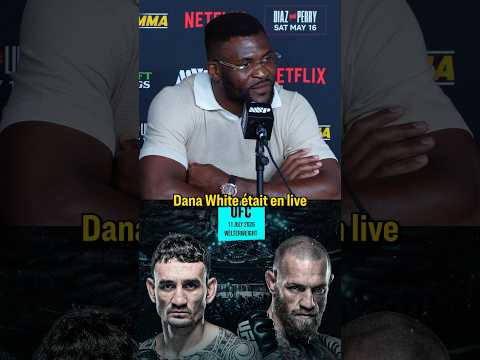 Francis Ngannou réagit à l’annonce du retour de McGregor pendant son entrée ? thumbnail