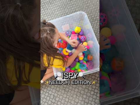 ISPY NEEDOH GAME 👀 #trending #satisfying #viral #needoh #squishy #challenge #game #cute #colorful thumbnail